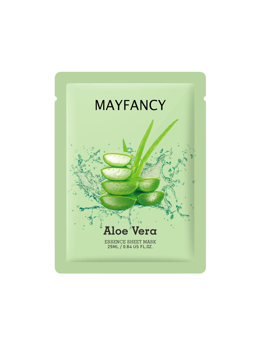 MAYFANCY Natural Beauty Flavors Masque facial hydratant à l'aloe vera