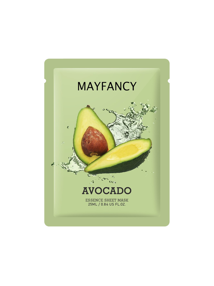 MAYFANCY Masque facial en feuille à l'avocat