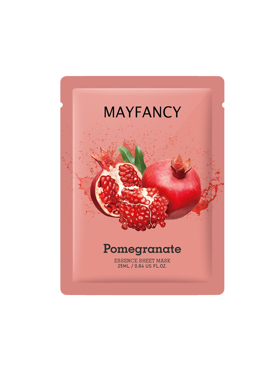 MAYFANCY Masque hydratant pour le visage à la grenade et à la beauté des fruits