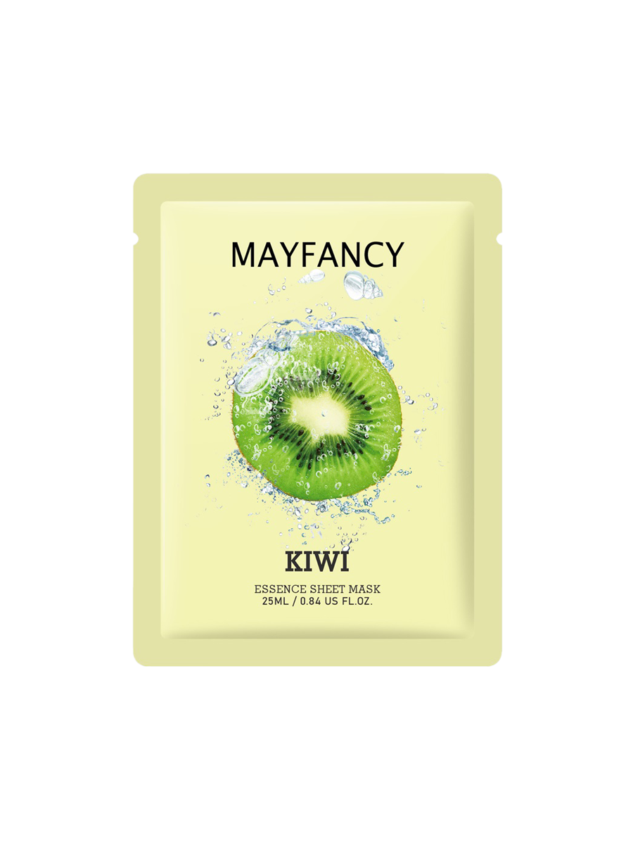 Mayfancy Feuille de sérum de kiwi naturel Masque facial pour le visage