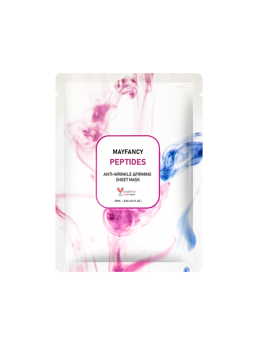 Masque tissu anti-rides et raffermissant aux peptides